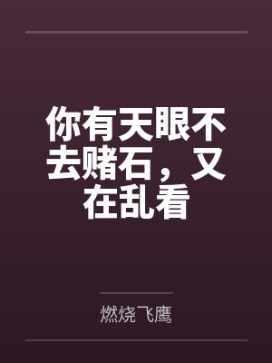 你有天眼不去赌石，又在乱看封面