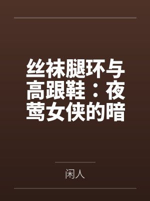 丝袜腿环与高跟鞋：夜莺女侠的暗巷反杀手记封面