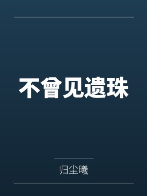 不曾见遗珠封面