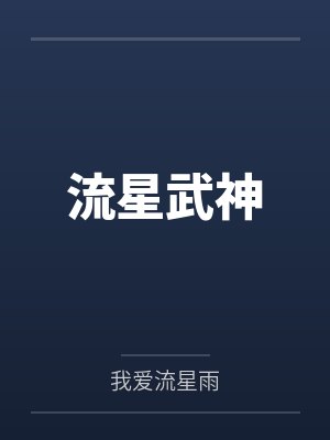 流星武神封面