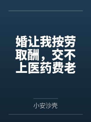 婚让我按劳取酬，交不上医药费老公悔疯封面