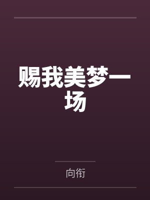 赐我美梦一场封面