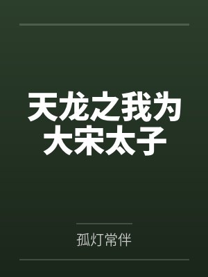 天龙之我为大宋太子封面