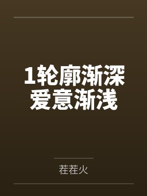 1轮廓渐深爱意渐浅封面
