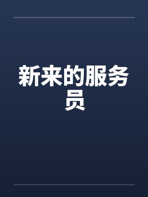 新来的服务员封面