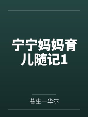 宁宁妈妈育儿随记1封面