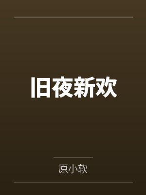 旧夜新欢封面