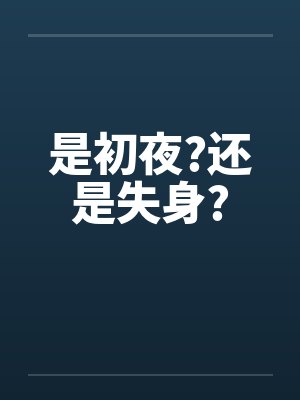 是初夜?还是失身?封面