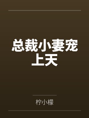 总裁小妻宠上天封面