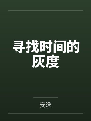 寻找时间的灰度封面