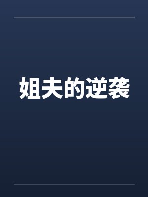 姐夫的逆袭封面
