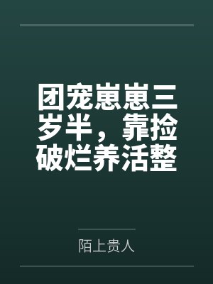 团宠崽崽三岁半，靠捡破烂养活整个仙门封面