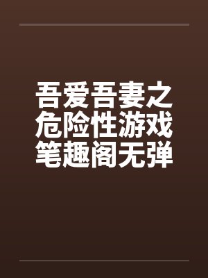 吾爱吾妻之危险性游戏笔趣阁无弹窗封面