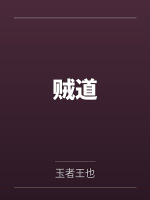 贼道封面